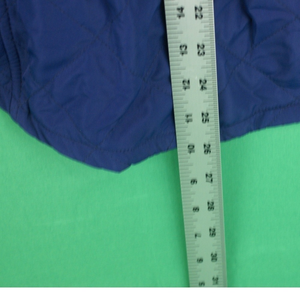 Bit & Bridle Womens Blue Quilted Zip Up Vest Cinched Waist XS New Western Ranch - Picture 11 of 11